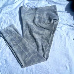 White Camo Leggings from Lululemon